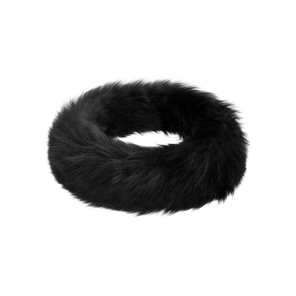 Hortons England Hortons Oakley Ladies Sheepskin Headband - Black