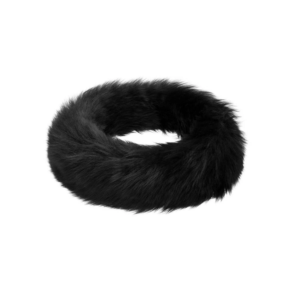 Hortons England Hortons Oakley Ladies Sheepskin Headband - Black 1