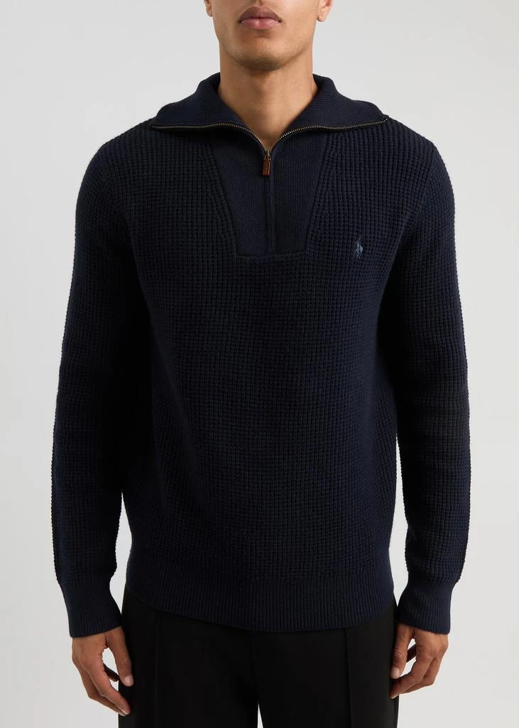 Ralph Lauren Waffle-knit wool-blend jumper  2