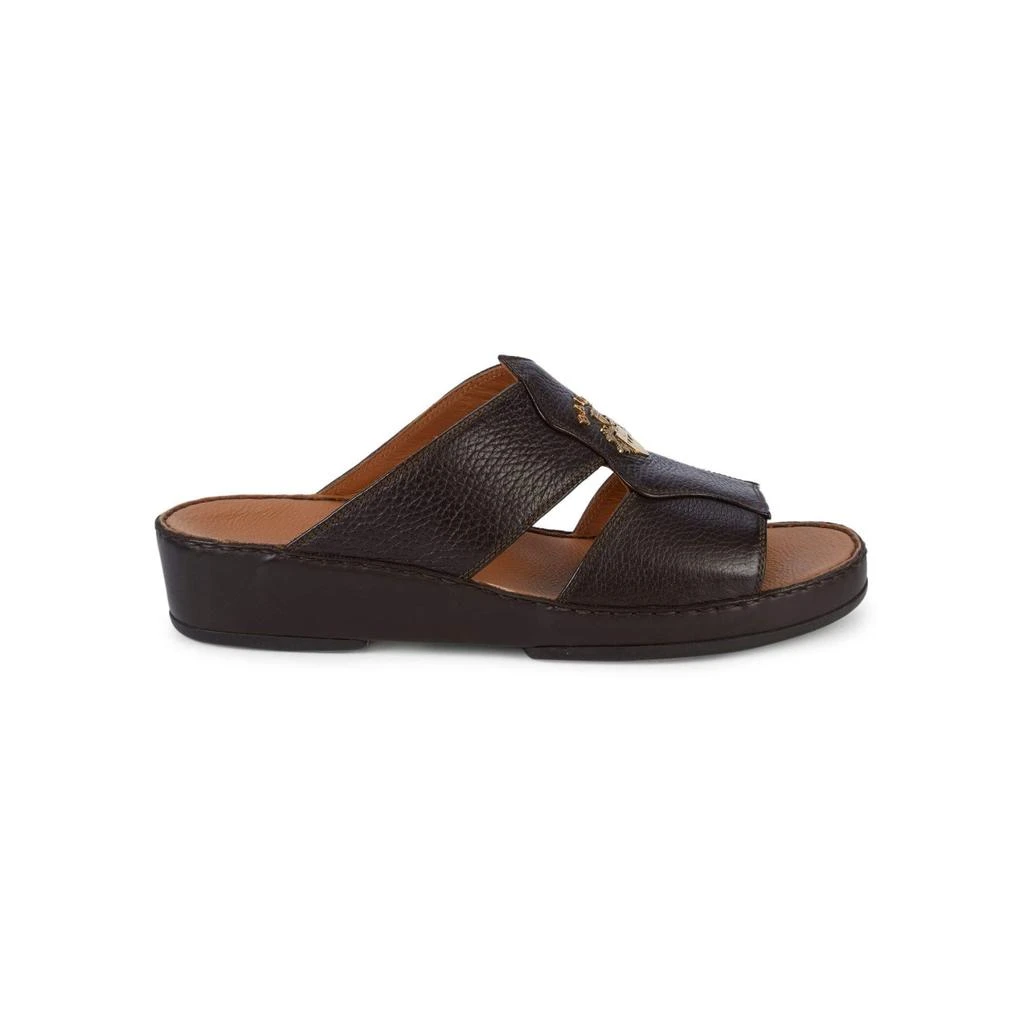Bally Hakman Mens Safari Grained Leather Sandals 2