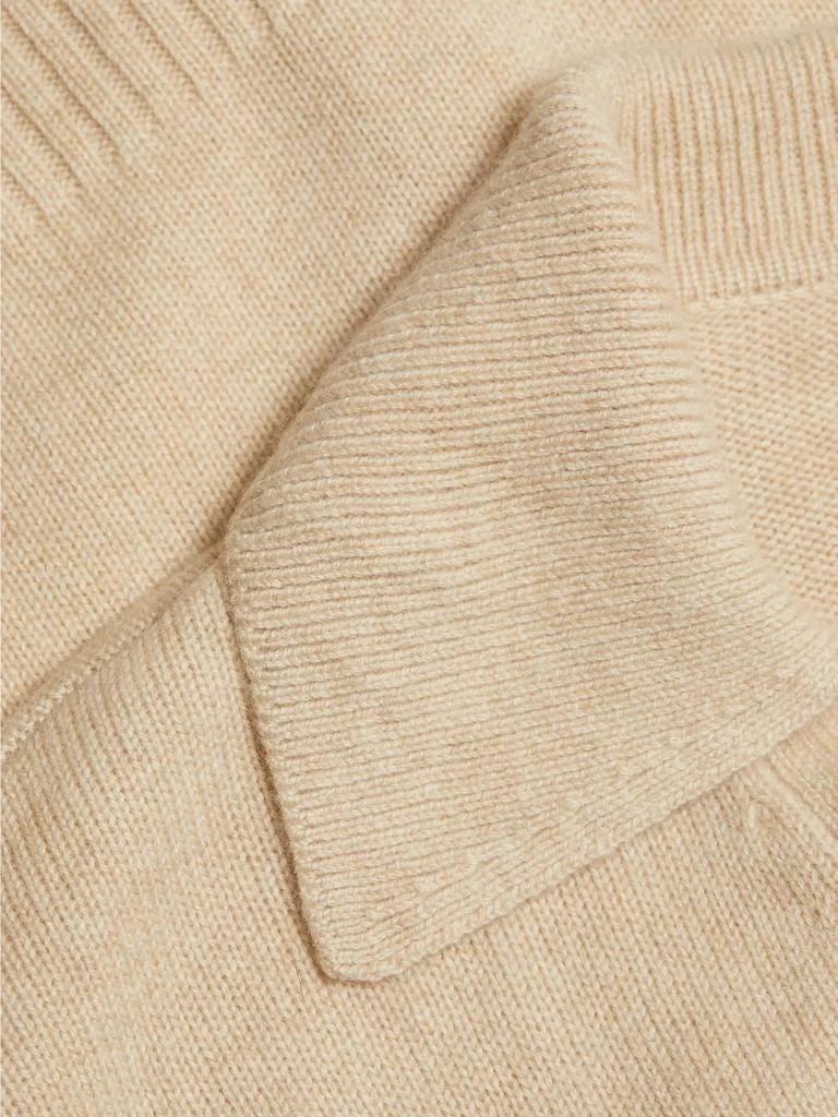 Reformation Sawyer Oversized Cashmere & Wool Polo Sweater 7