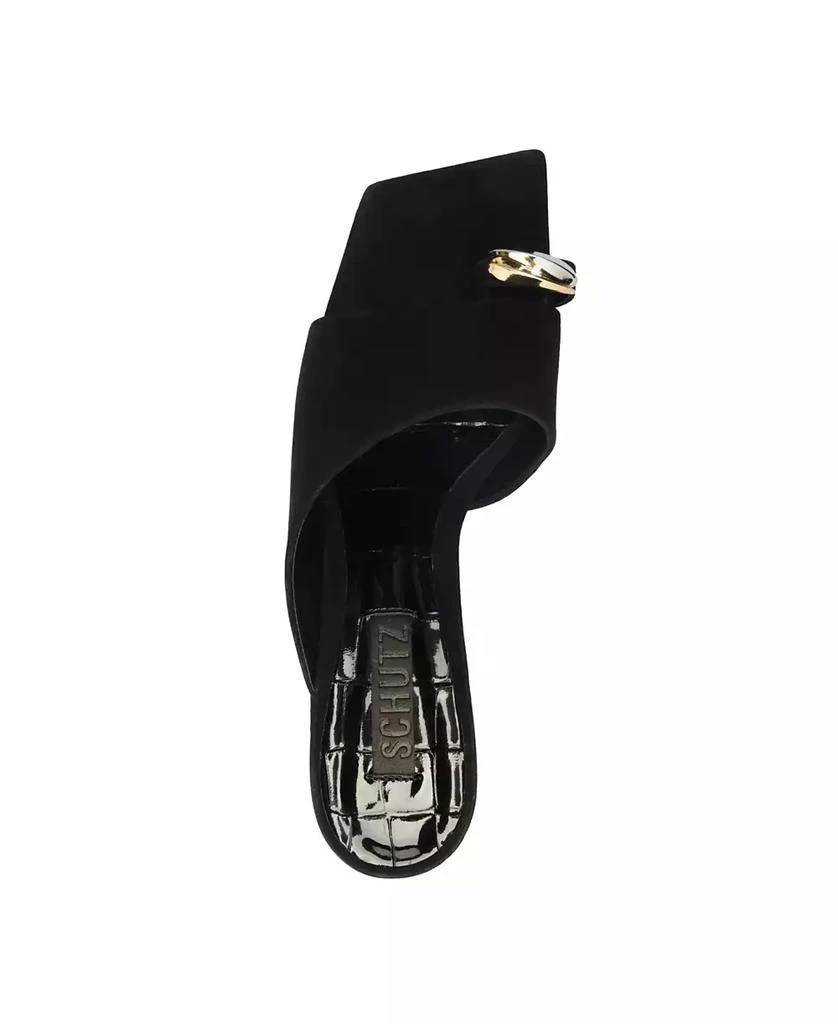 Schutz Women's Jodie Mid-Block Heel Sandals 4