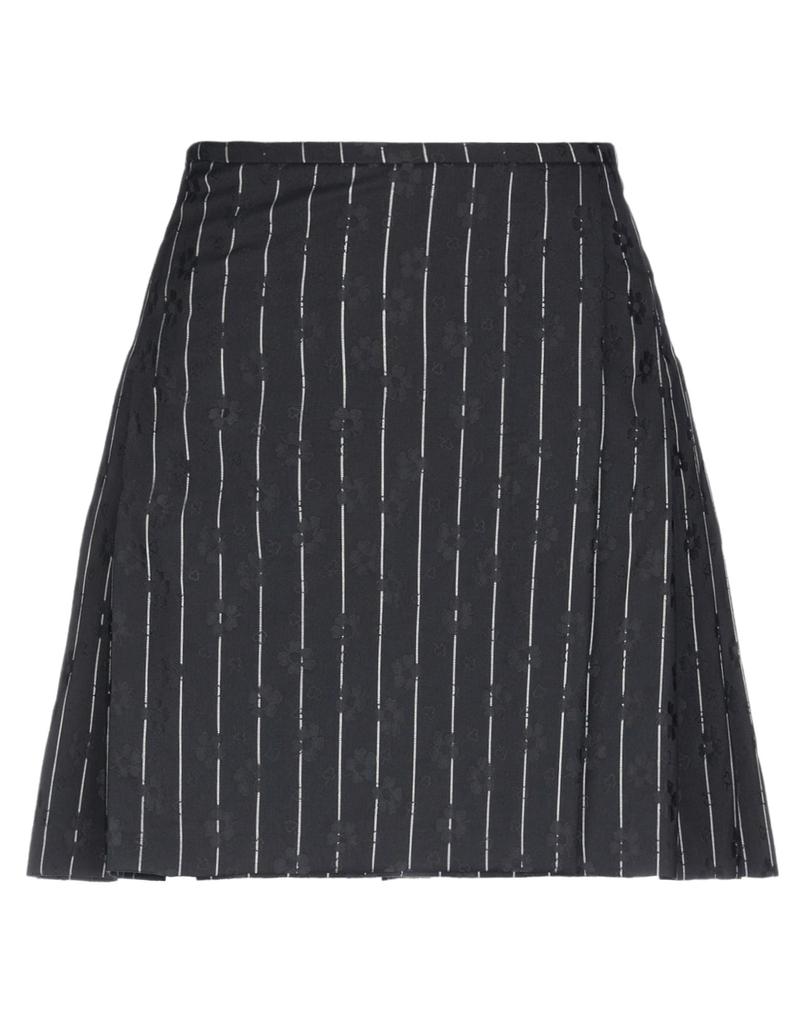 スカート ALEXANDER MCQUEEN MINI SKIRT WITH BLACK/IVORY SPIDER LACE Alexander McQueen Mini skirt with black/ivory spider lace