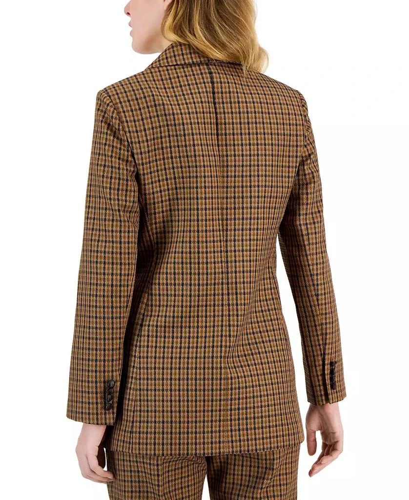 Tahari Women's Houndstooth Boyfriend Blazer 2