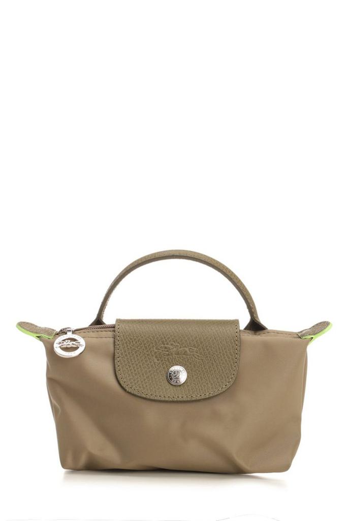 トートバッグ Longchamp FW25 POCHETTE CON MANICO LE PLIAGE (34175 919P66) Le Pliage Original Pouch with handle Paper - Recycled canvas