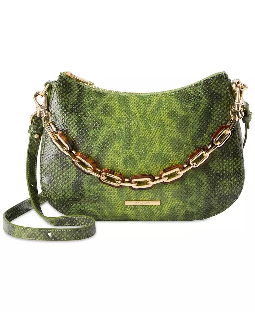 Brahmin Mod Shayna Fern Cassatt Small Leather Crossbody 1