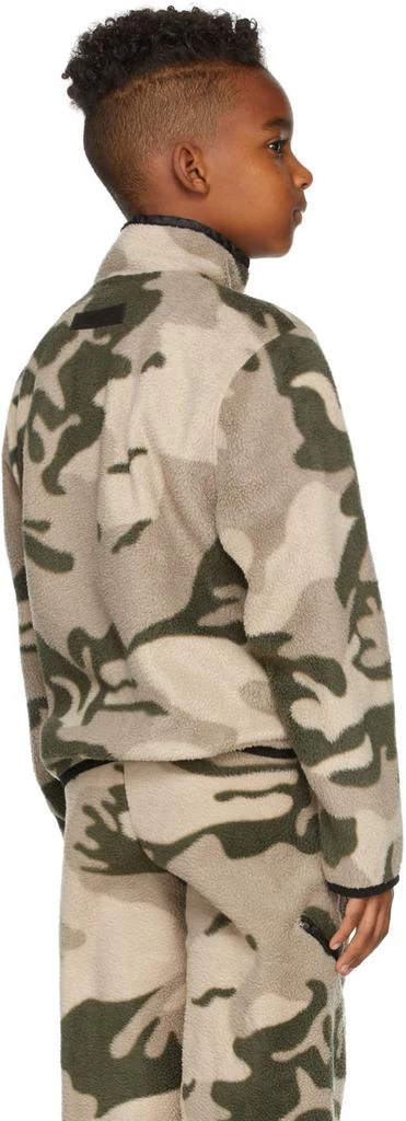Essentials Kids Beige Camo Sweatshirt 4