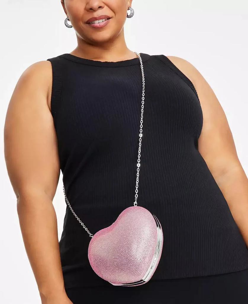 INC International Heart Micro Stone Crossbody Bag, Exclusively at Macy's 2