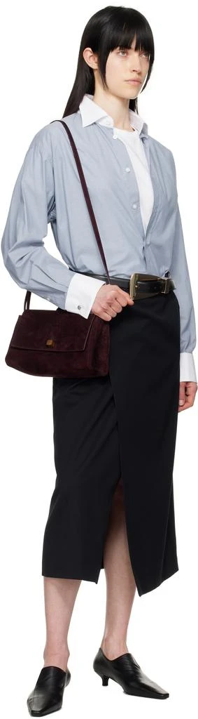 Khaite Burgundy Audrey Crossbody Bag 4