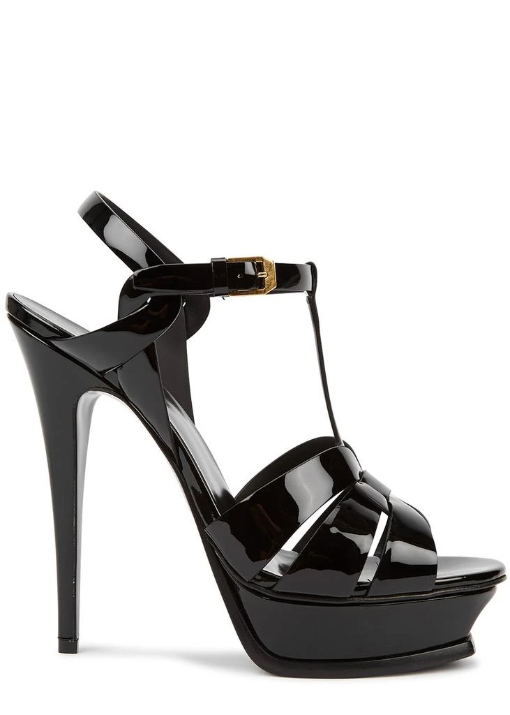 Yves Saint Laurent Tribute 105 patent leather platform sandals 1
