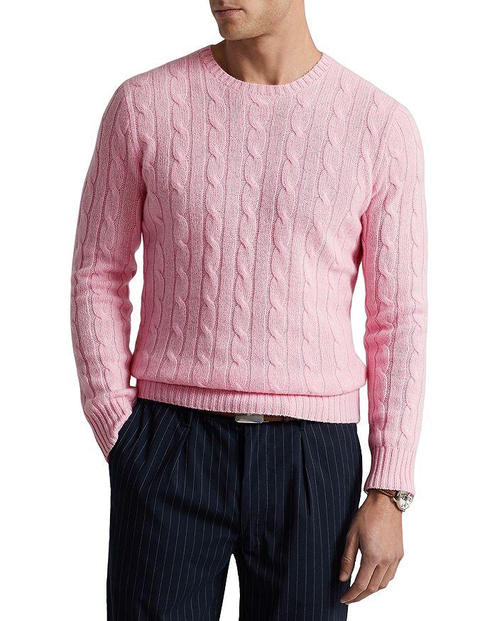 Ralph Lauren Cashmere Cable Knit Crewneck Sweater