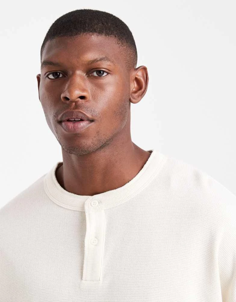 Calvin Klein Waffle Ls Tee - T-shirt Uomo | Nencini Sport