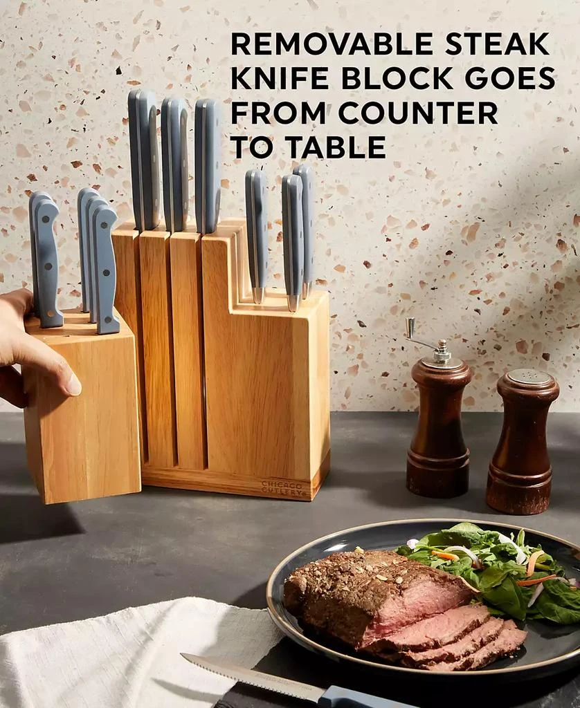 Chicago Cutlery Halsted 14-Pc. Modular Block Knife Set 4