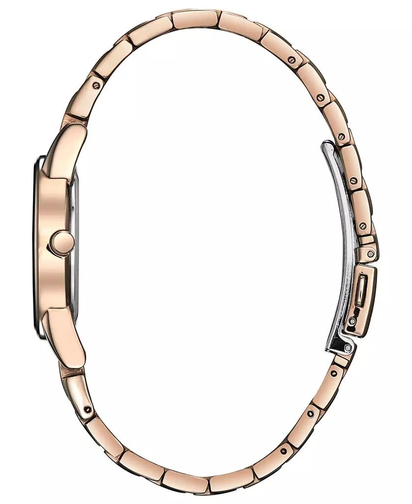 Citizen Mickey Mouse Diamond-Accent Rose Gold-Tone Bracelet Watch 29.5mm 3