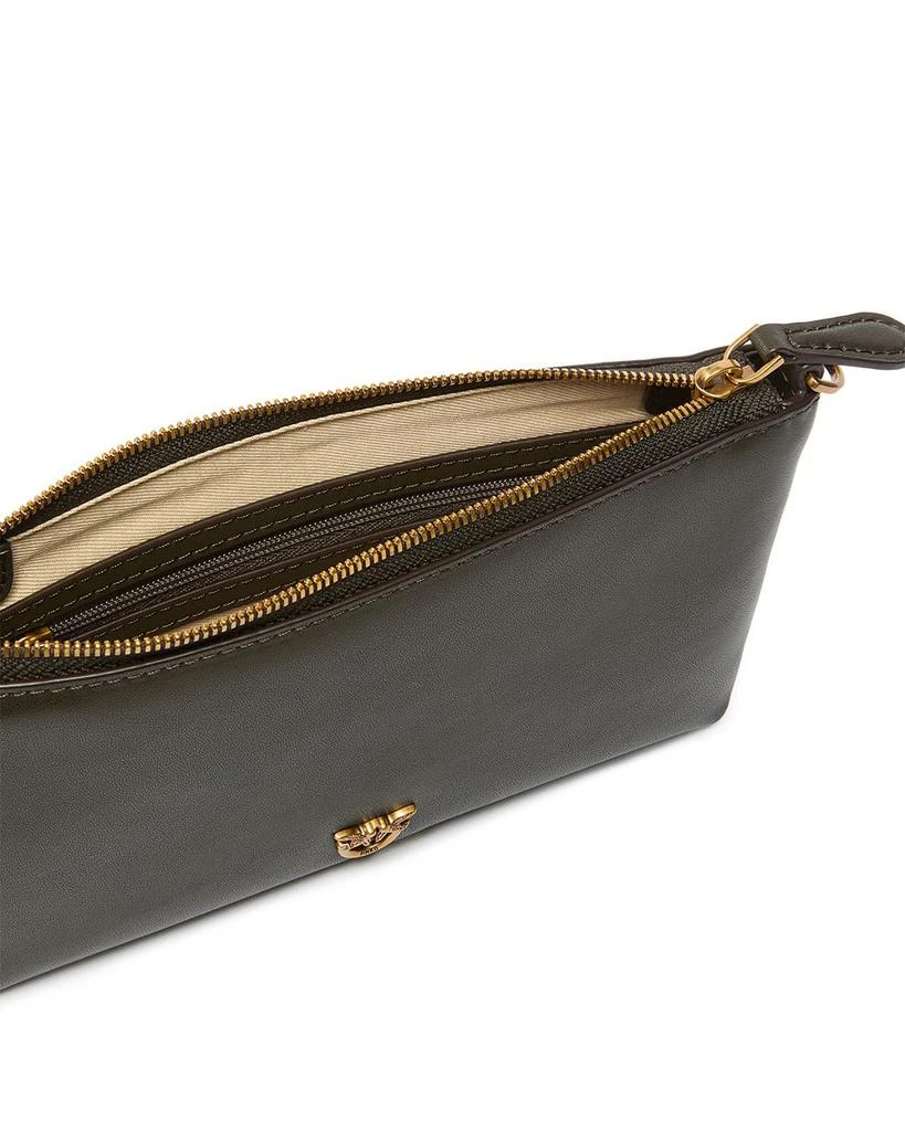 PINKO Mini Leather Flat Zip Pouch 2