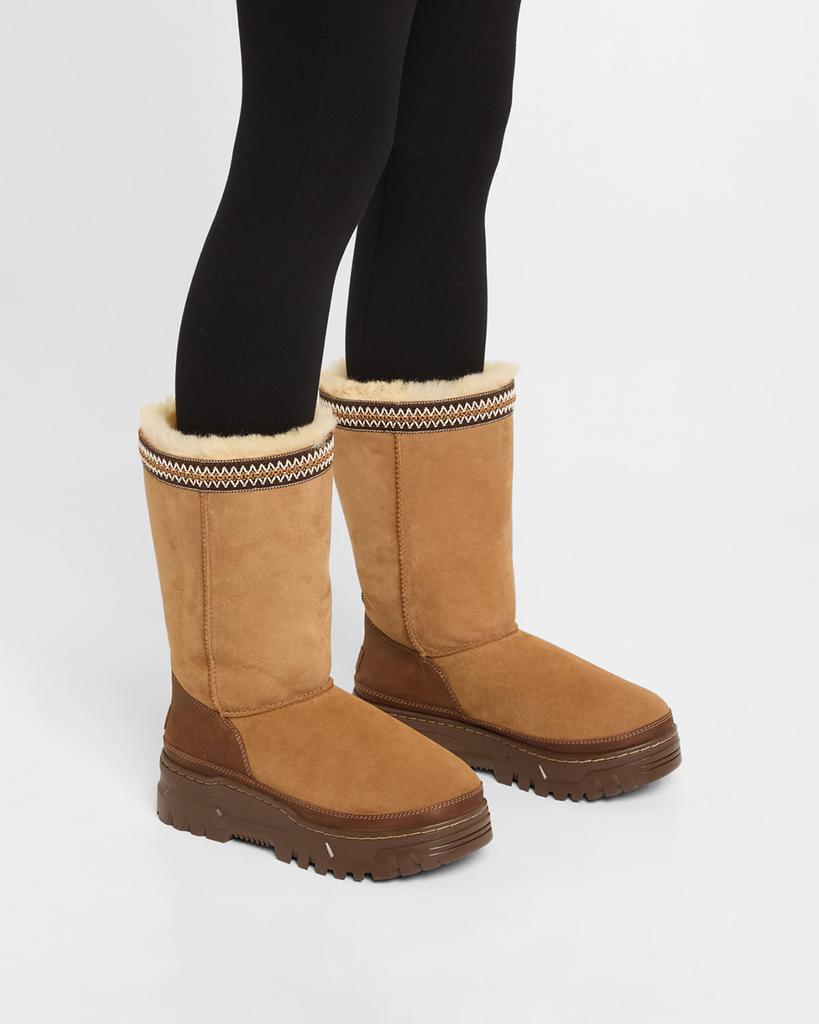 UGG Trailgrazer Suede Shearling Tall Boots