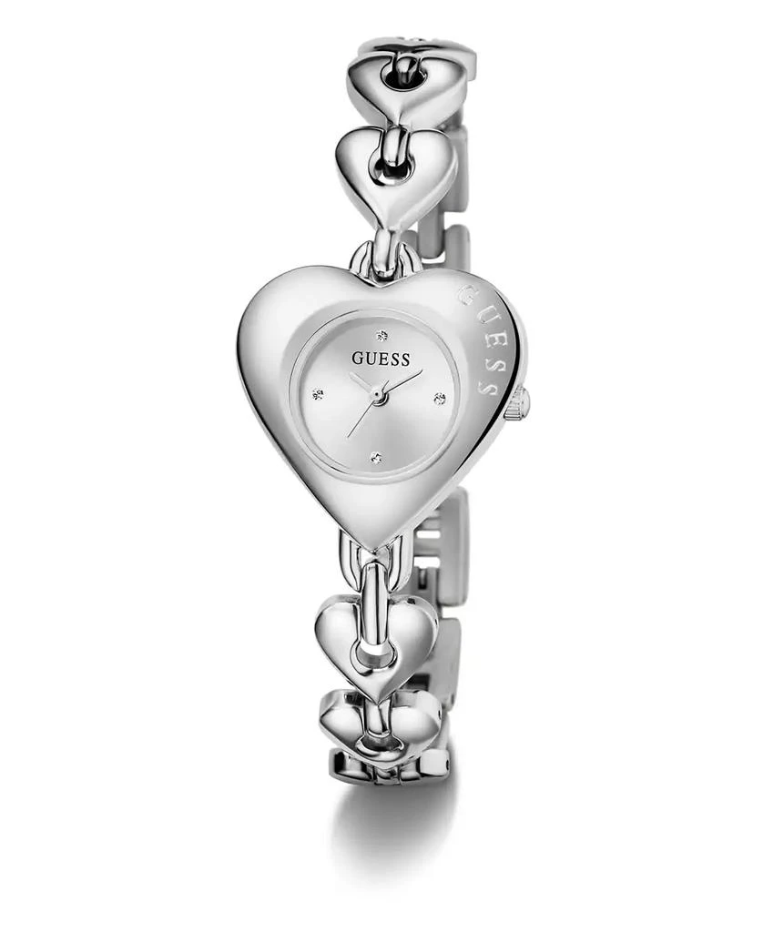 GUESS Women's Silver-Tone Analog Watch, 28mm 5