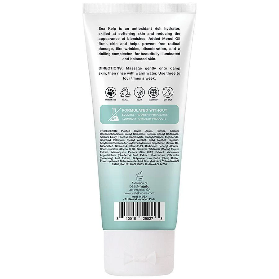 Vitamins and Sea Beauty Monoi Oil and Sea Kelp Exfoliating Face Scrub 2