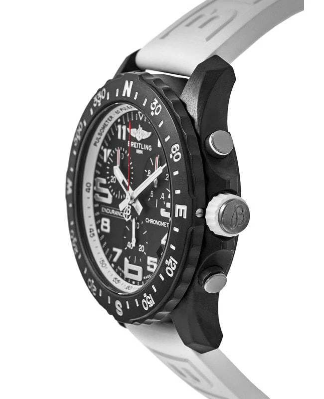 BREITLING Breitling Endurance Pro Endurance Pro 44mm Chronograph White Rubber Strap Men's Watch X82310A71B1S1 2