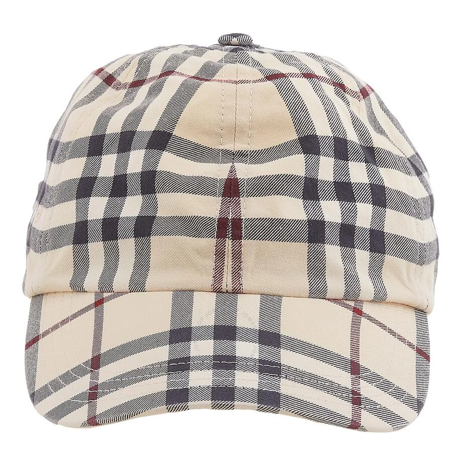 Burberry Burberry Archive Plaid-Check Cotton Baseball Cap, Size Medium 1