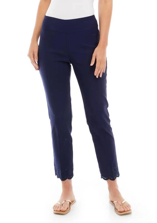Crown & Ivy™ Ivy Womens Embellished Hem Pants 1