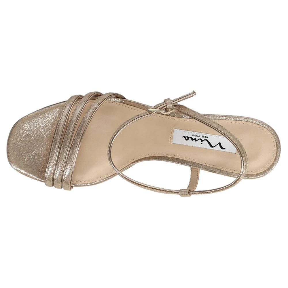 Nina Beverly Metallic Evening Sandals 4
