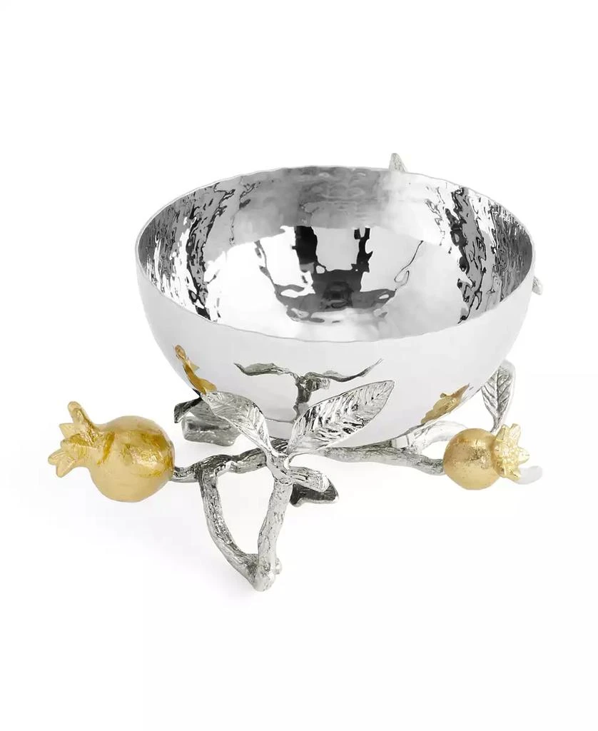 Michael Aram Pomegranate Silver and Gold Nut Bowl 3