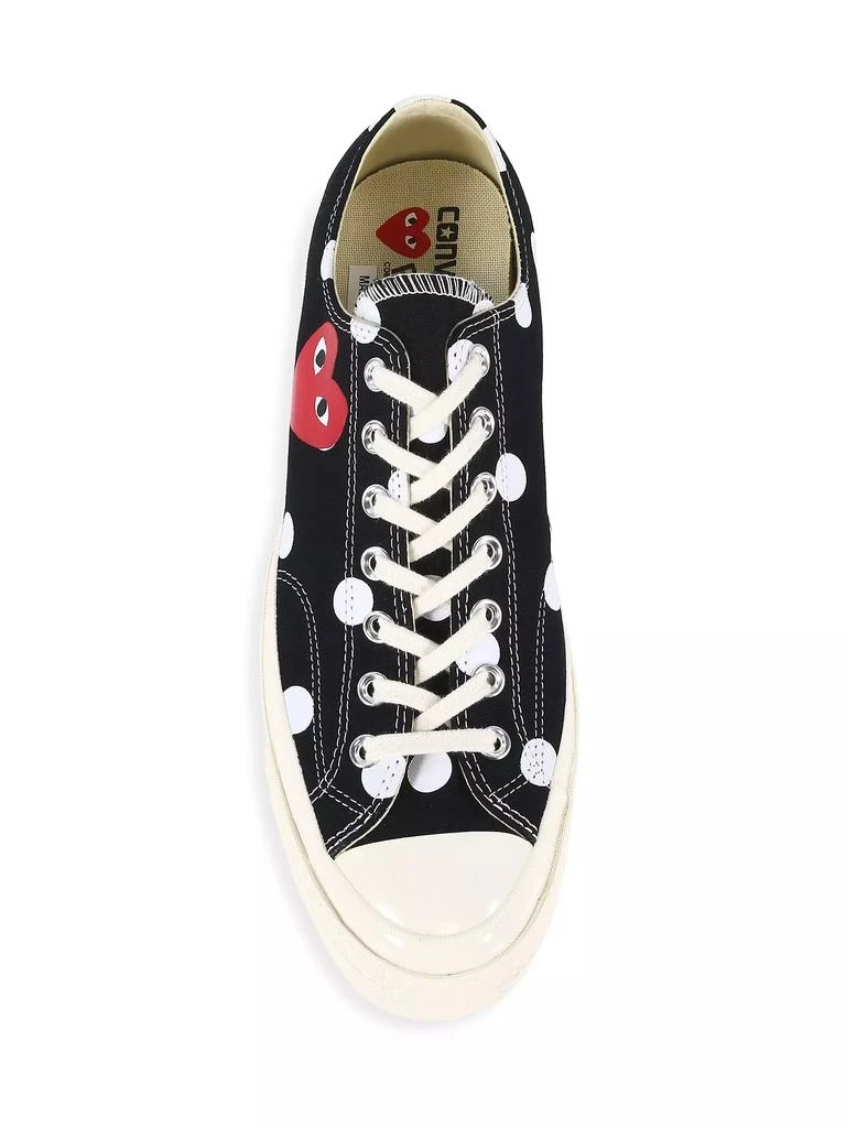 Comme des Garçons PLAY Unisex CdG Play x Converse Men's Polka Dot Low-Top Sneakers 5