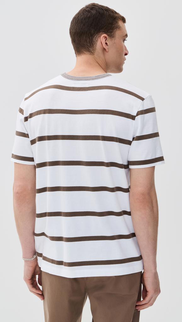 Officine Générale Cotton Stripe Tee