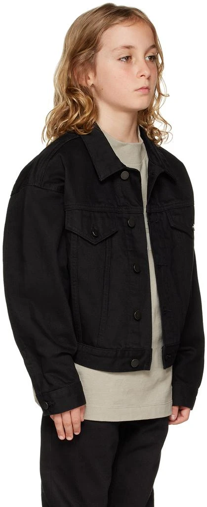 Fear of God ESSENTIALS Kids Black Button Denim Jacket 2