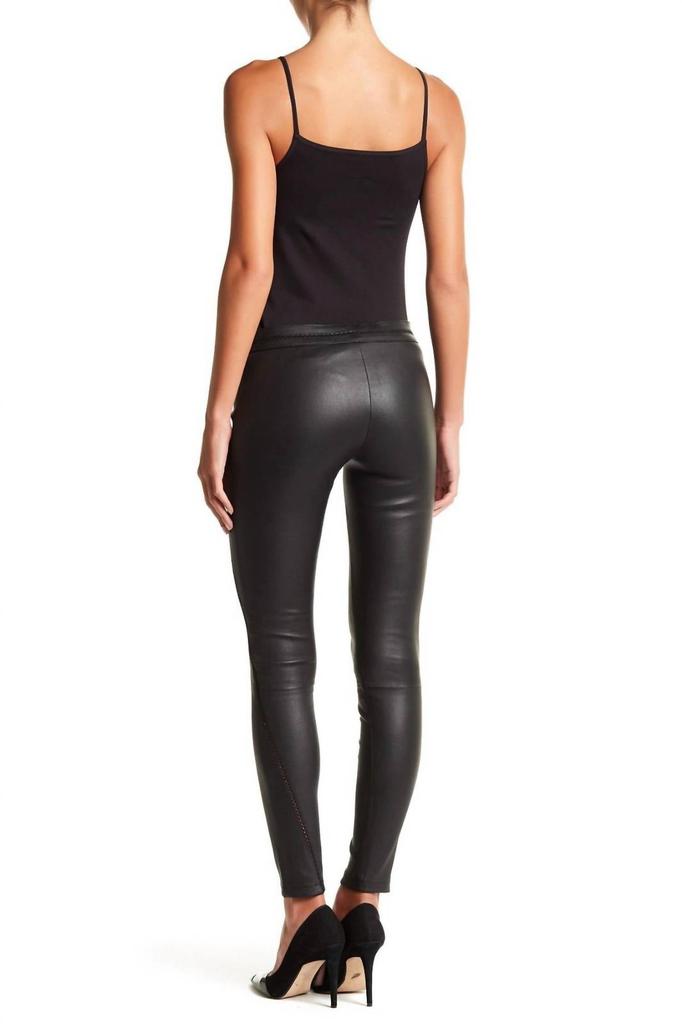 David Lerner David Lerner - Stitched Real Lamb Leather Leggings