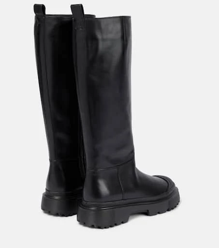 hogan Leather knee-high boots 3