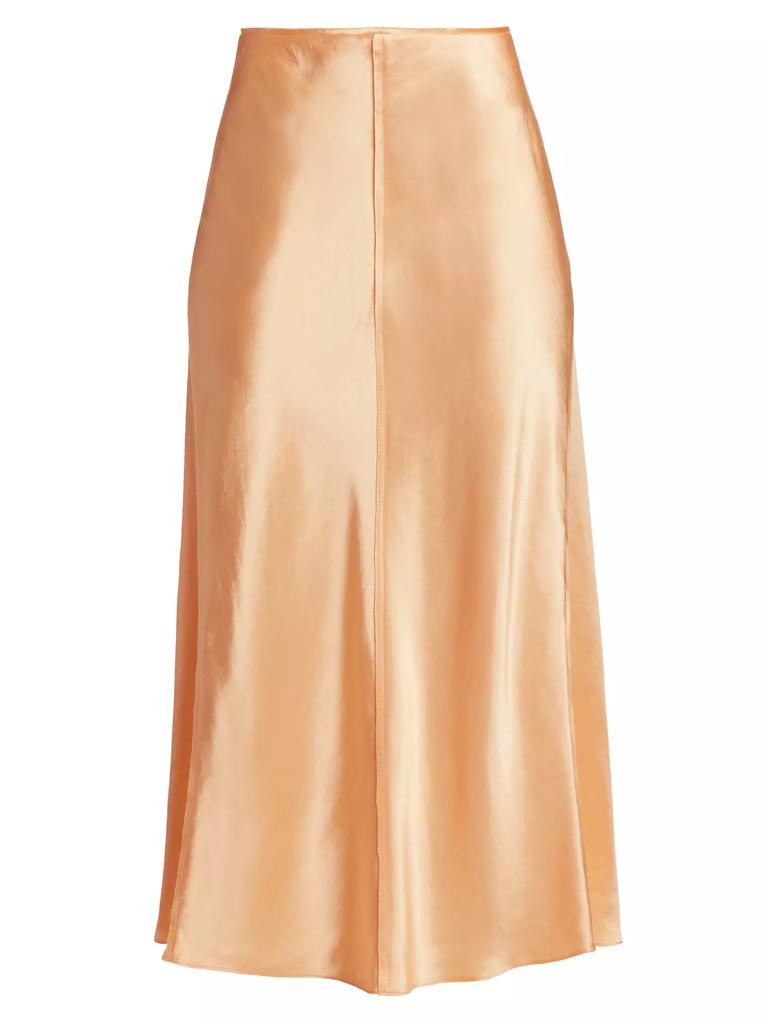 Vince Satin Panelled Slip Skirt