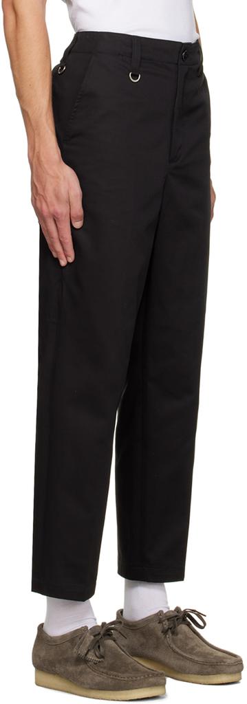 Uniform Experiment Black Side Pocket Trousers