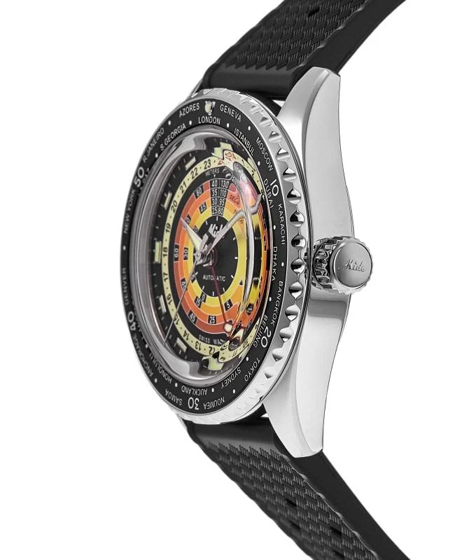 MIDO Mido Ocean Star Decompression Worldtimer Black Dial Rubber Strap Men's Watch M026.829.17.051.00 3