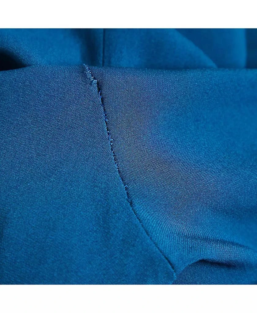 Pre-Owned Stella McCartney Women
s Blue Crepe And Rib Knit Trim Joggers 4