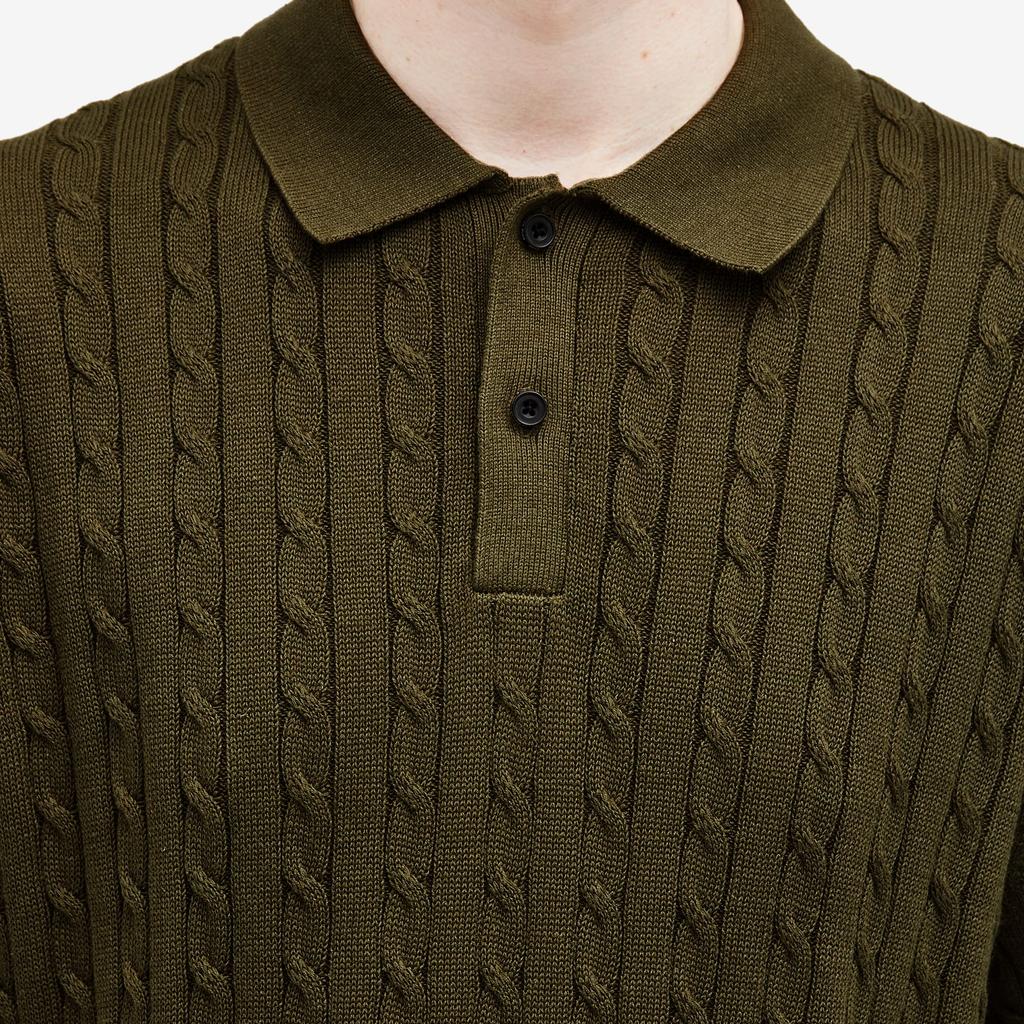 【激レア】stussy cable knit polo 20ss 激レア】stussy cable knit polo 20ss