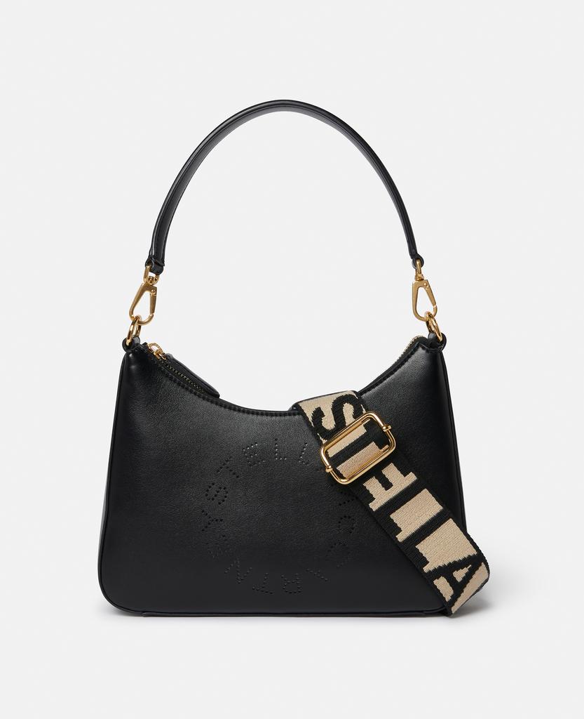 Stella McCartney Stella McCartney - Logo Crossbody Shoulder Bag, Woman, Black