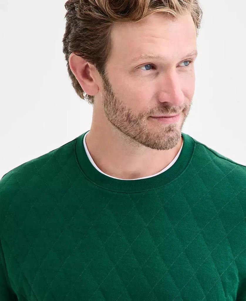 Club Room Men's Quilted Crewneck Sweatshirt, Macy's Exclusive 3