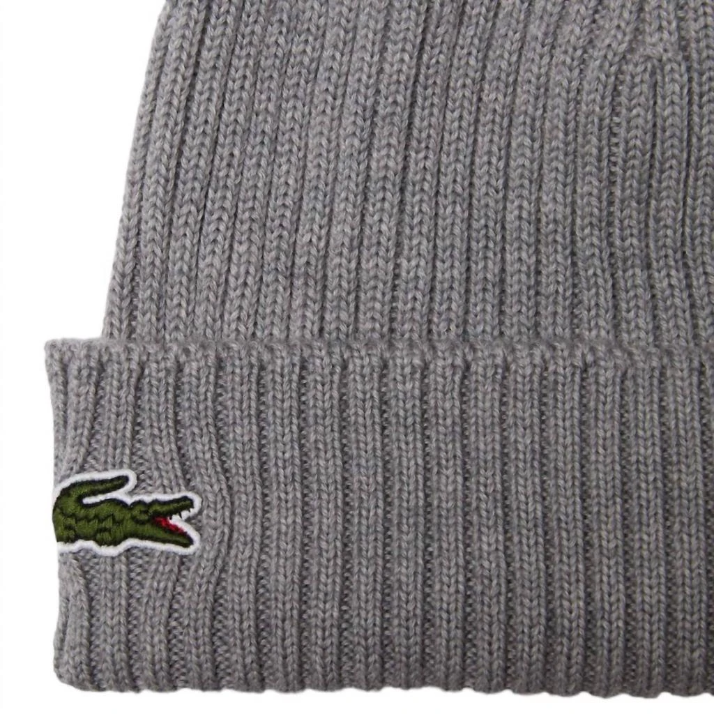 Lacoste Lacoste - Ribbed Wool Beanie - Unisex 2