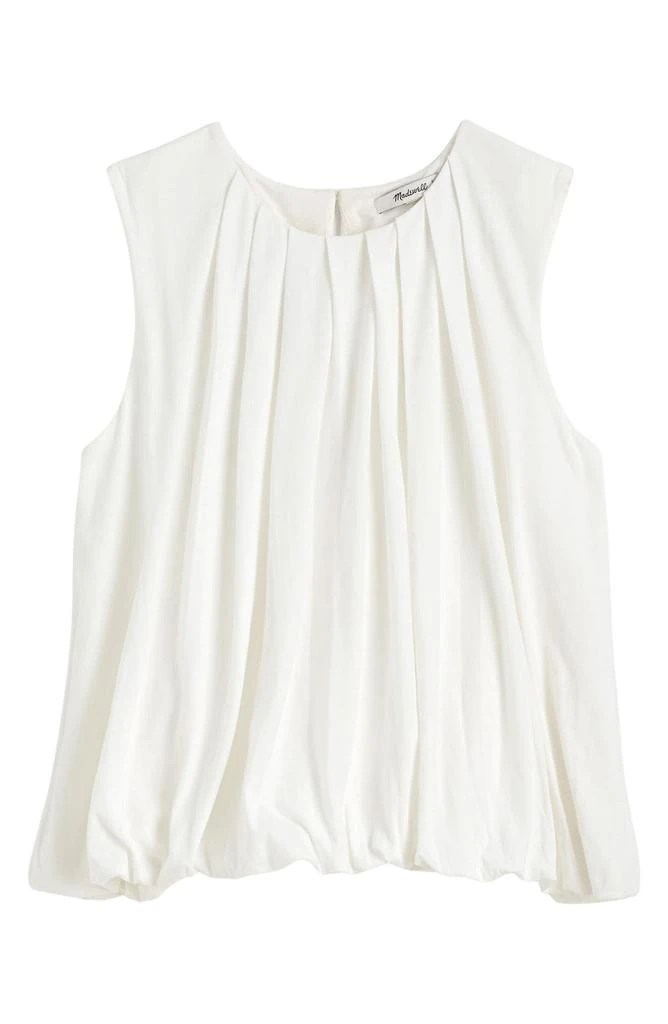 Madewell Cotton Pleated Bubble Top 4