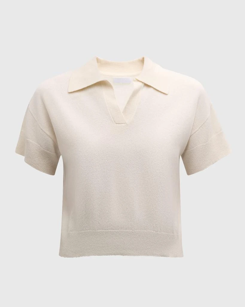 Sablyn Mirabelle Cashmere Short-Sleeve Polo