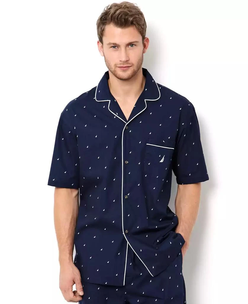 Nautica Men's Signature Pajama Shirt 1