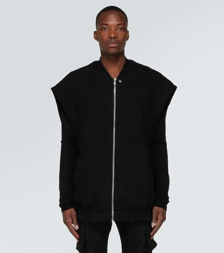 Rick Owens Oversized cotton jersey vest 3