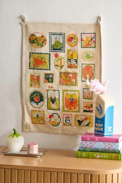 Urban Outfitters Modern Chart Printed Tapestry 1