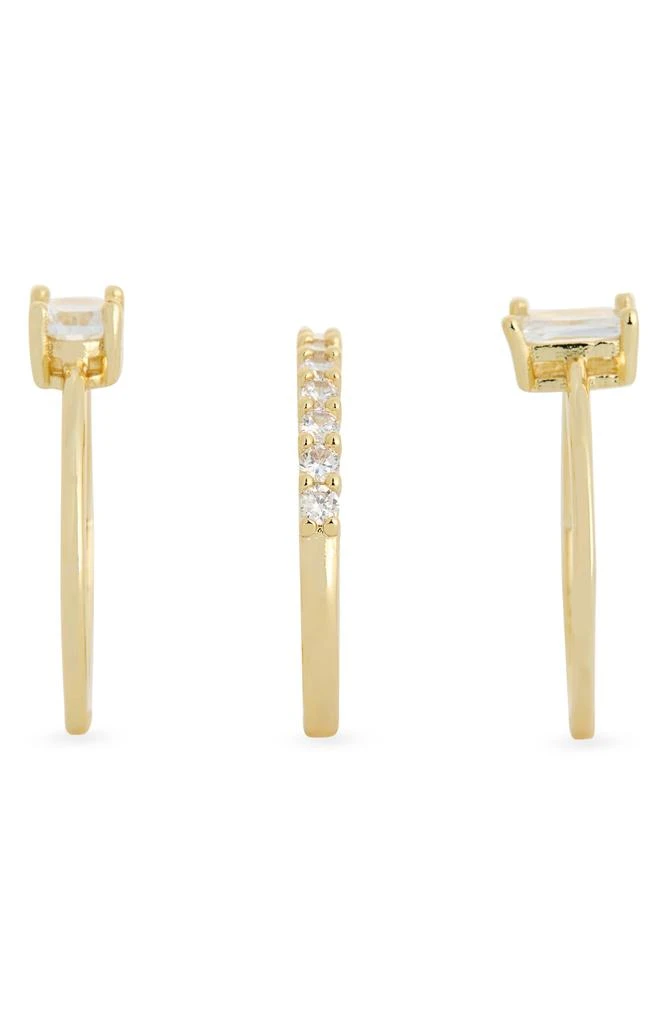 Nordstrom Set of 3 Cubic Zirconia Stackable Rings 2