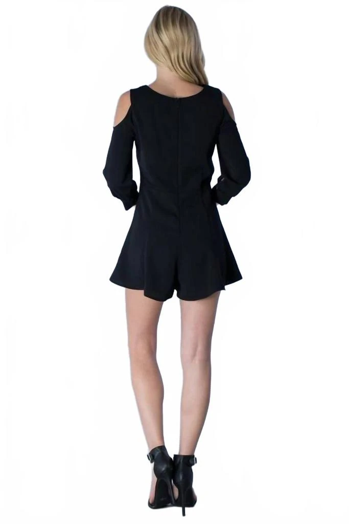 DO+BE Key Hole Romper In Black 2