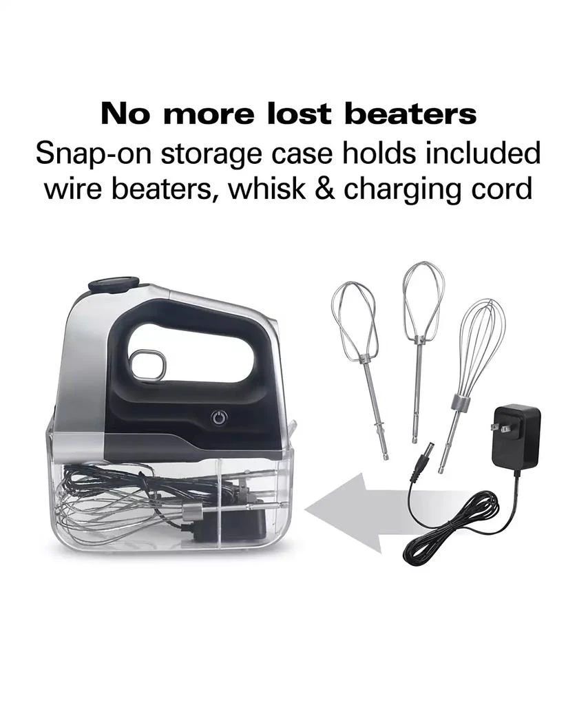 Hamilton Beach Professional Cordless Hand Mixer with Infinite Speed - 62673 7