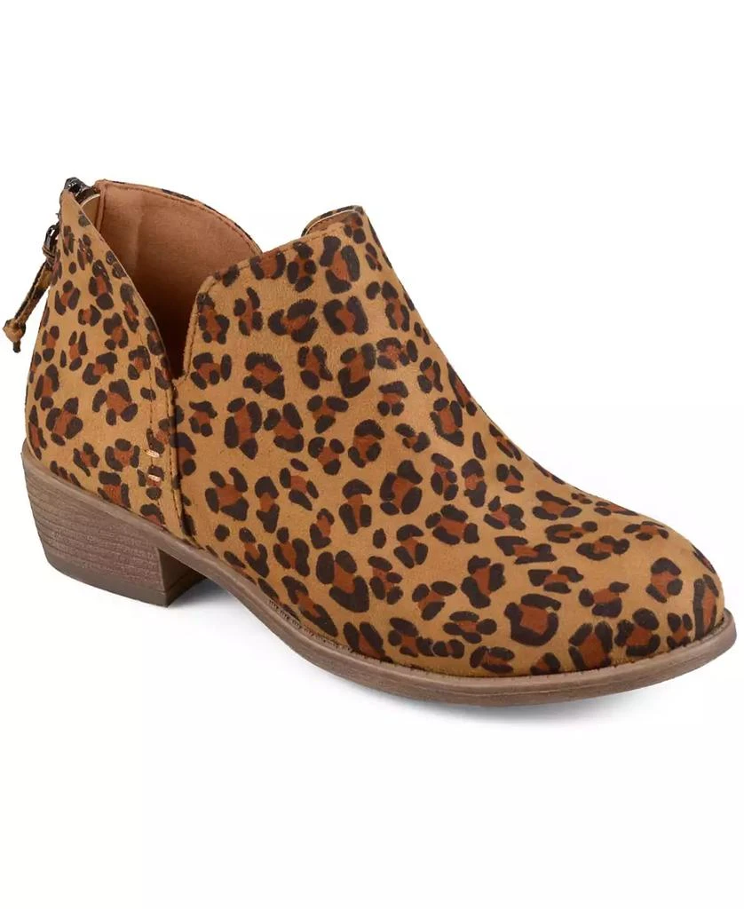 Journee Collection Women's Livvy Side Split Ankle Booties 1