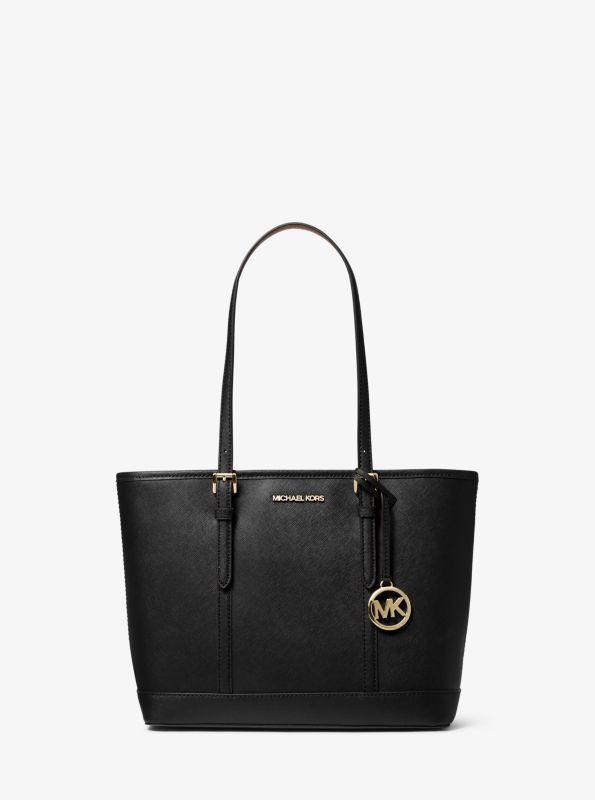 Michael Kors Jet Set Travel Small Saffiano Leather Top-Zip Tote Bag